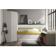Dormitorio juvenil moderno cama compacta de Lagrama 22