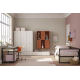Dormitorio juvenil moderno cama compacta de Lagrama 16