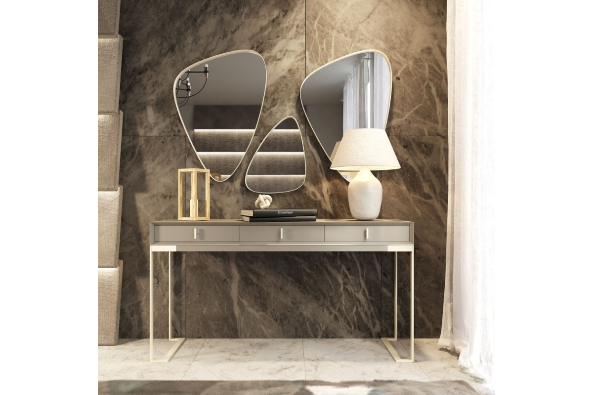 Mueble consola recibidor moderno modelo LU16 de la firma Franco Furniture en Valencia