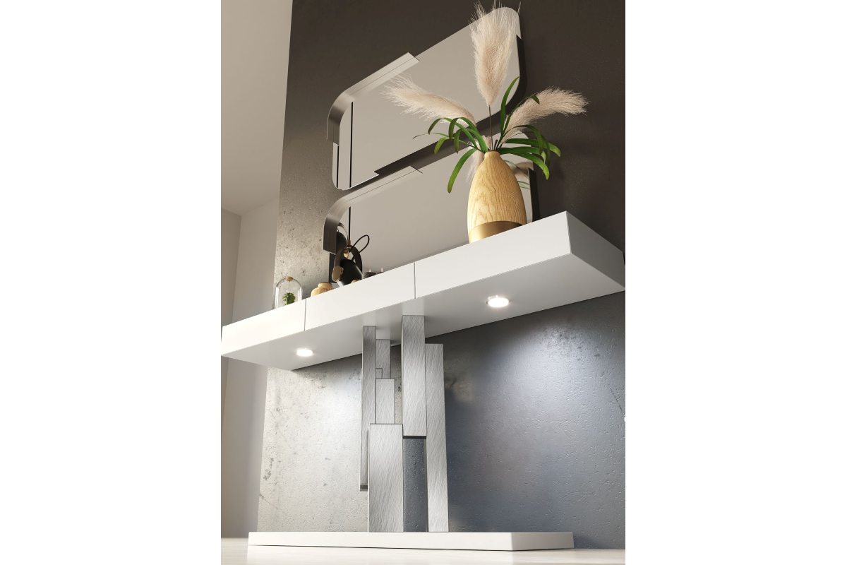 Mueble consola recibidor moderno modelo R21 de la firma Franco Furniture en Valencia