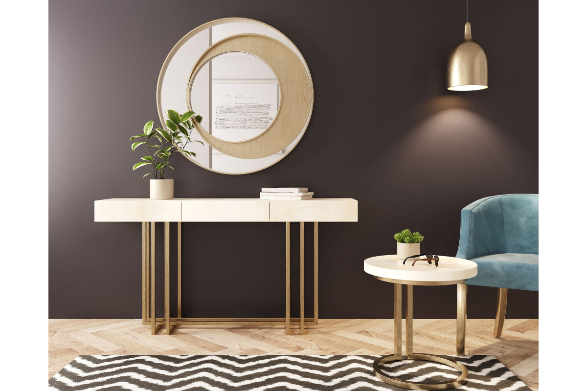 Mueble consola recibidor moderno modelo R12 de la firma Franco Furniture en Valencia
