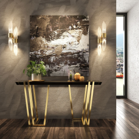 Mueble consola recibidor moderno modelo R06 de la firma Franco Furniture en Valencia