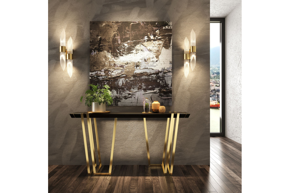 Mueble consola recibidor moderno modelo R06 de la firma Franco Furniture en Valencia