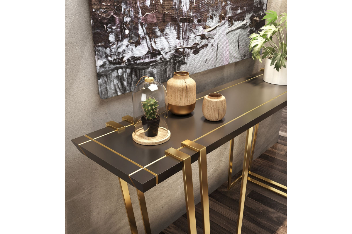 Mueble consola recibidor moderno modelo R06 de la firma Franco Furniture en Valencia