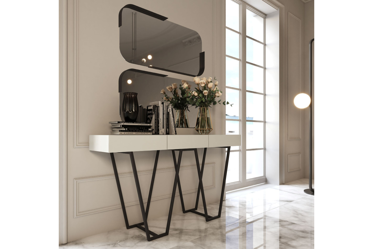 Mueble consola recibidor moderno modelo R05 de la firma Franco Furniture en Valencia