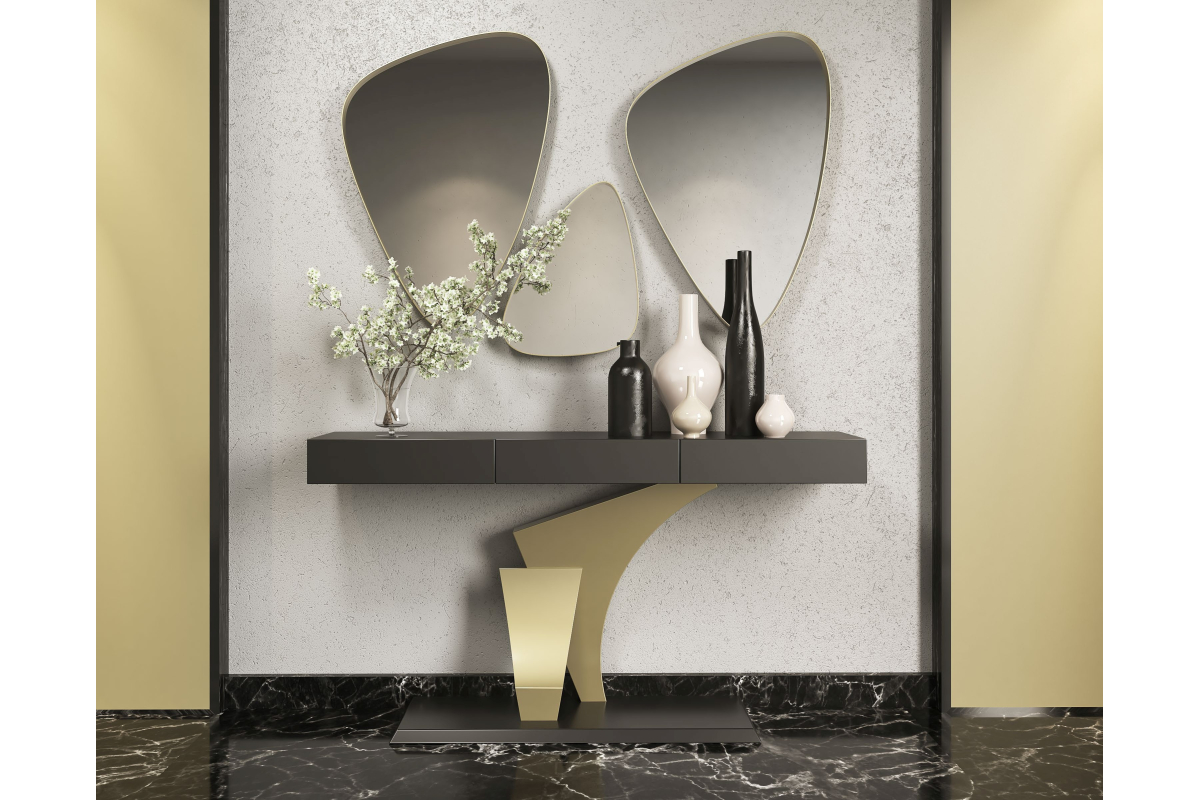 Mueble consola recibidor moderno modelo R02 de la firma Franco Furniture en Valencia