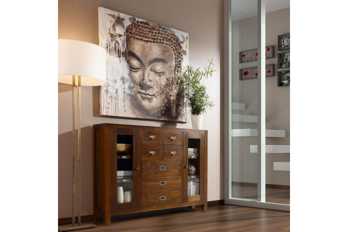Mueble consola recibidor rústico modelo Star 30314 de la firma Moycor en Valencia