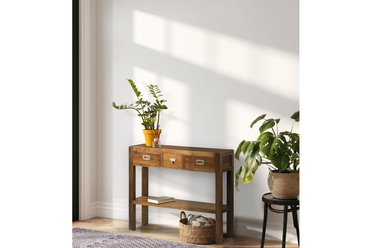 Mueble consola recibidor rústico modelo Star 30213 de la firma Moycor en Valencia