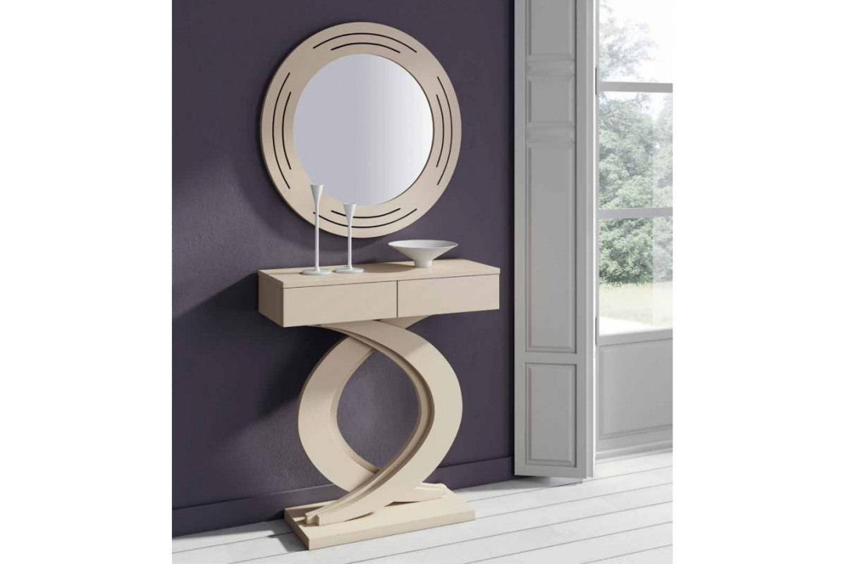 Mueble consola recibidor clásico modelo c669-670 de la firma Disemobel en Valencia