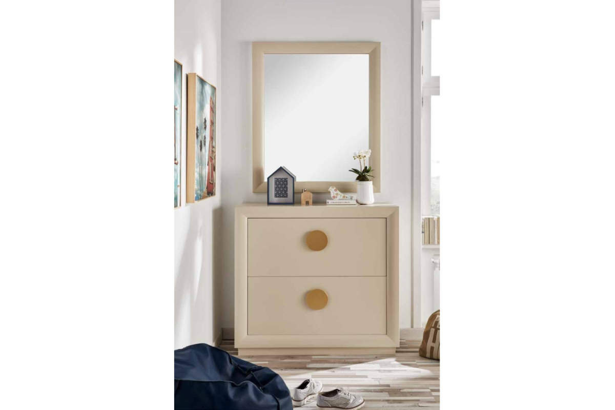 Mueble consola recibidor zapatero clásico modelo c2014-2017 de la firma Disemobel en Valencia