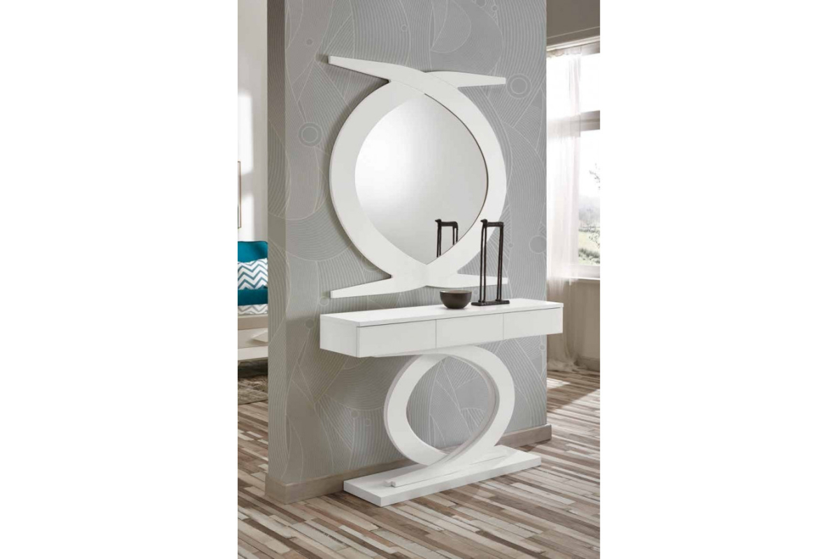 Mueble consola recibidor clásico modelo c660-661 de la firma Disemobel en Valencia