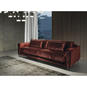 Sofá con diseño moderno modelo Venice con asientos fijos de Eneas by Xirivella