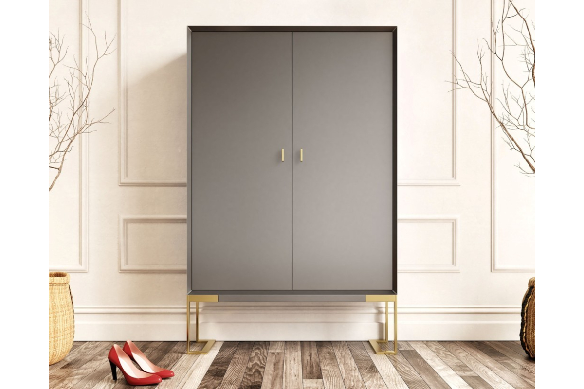Mueble zapatero moderno de diseño modelo LU17 de la firma Franco Furniture en Valencia