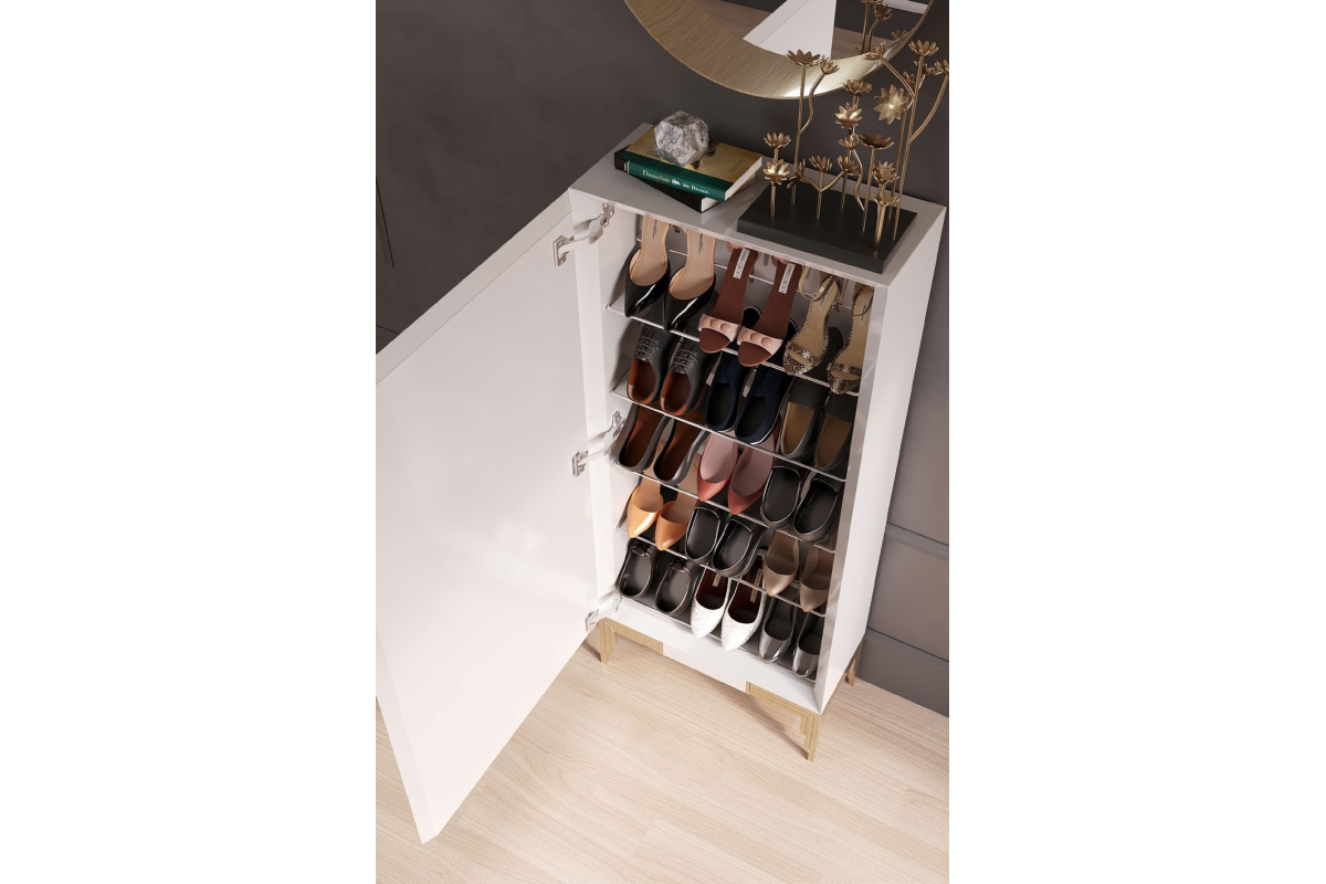 Mueble zapatero moderno de diseño modelo Z44 de la firma Franco Furniture en Valencia