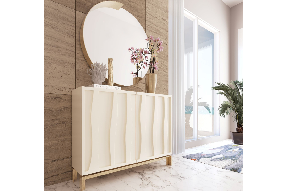 Mueble zapatero moderno de diseño modelo Z33 de la firma Franco Furniture en Valencia