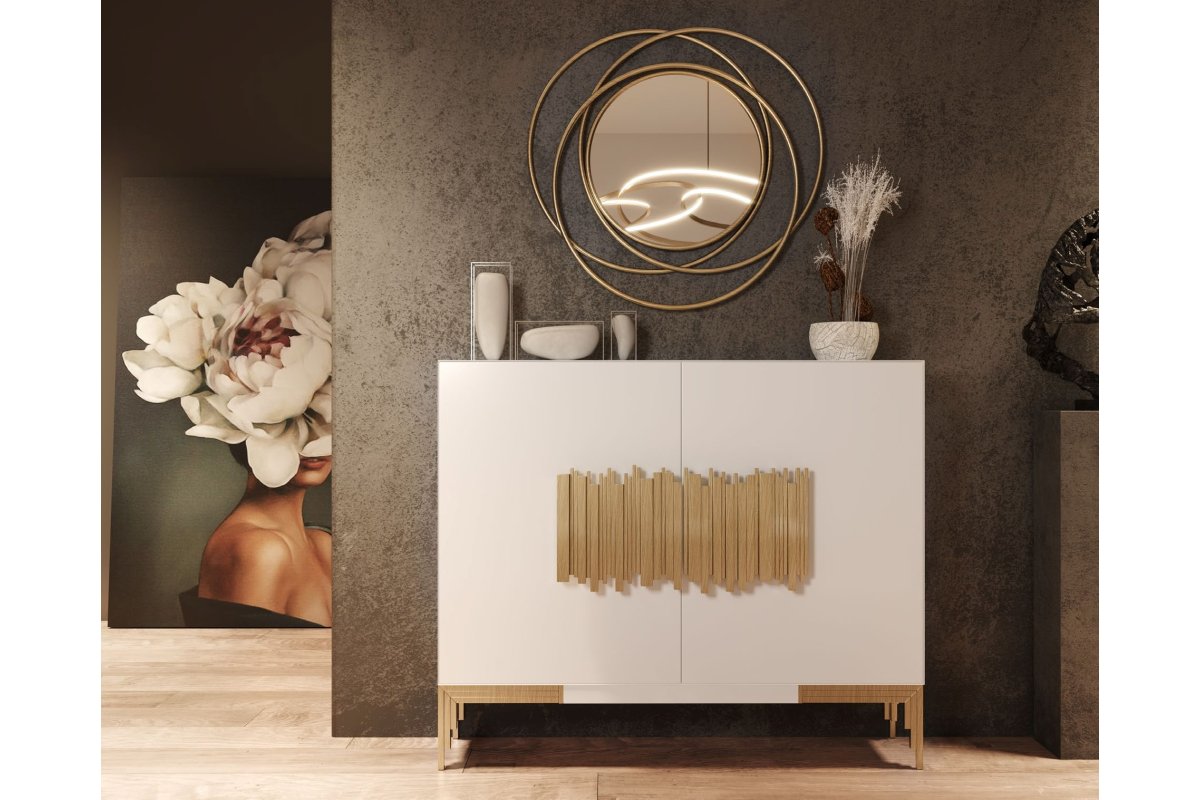 Mueble zapatero moderno de diseño modelo Z28 de la firma Franco Furniture en Valencia