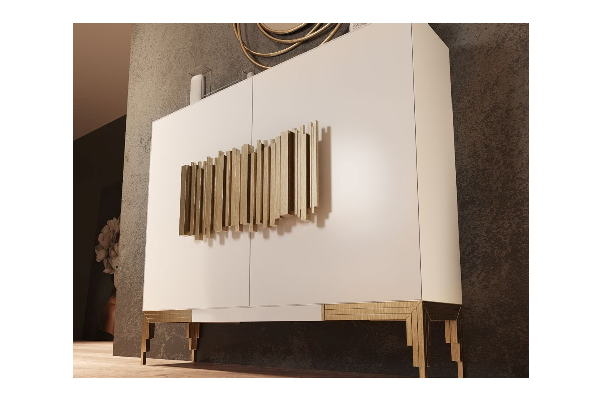 Mueble zapatero moderno de diseño modelo Z28 de la firma Franco Furniture en Valencia