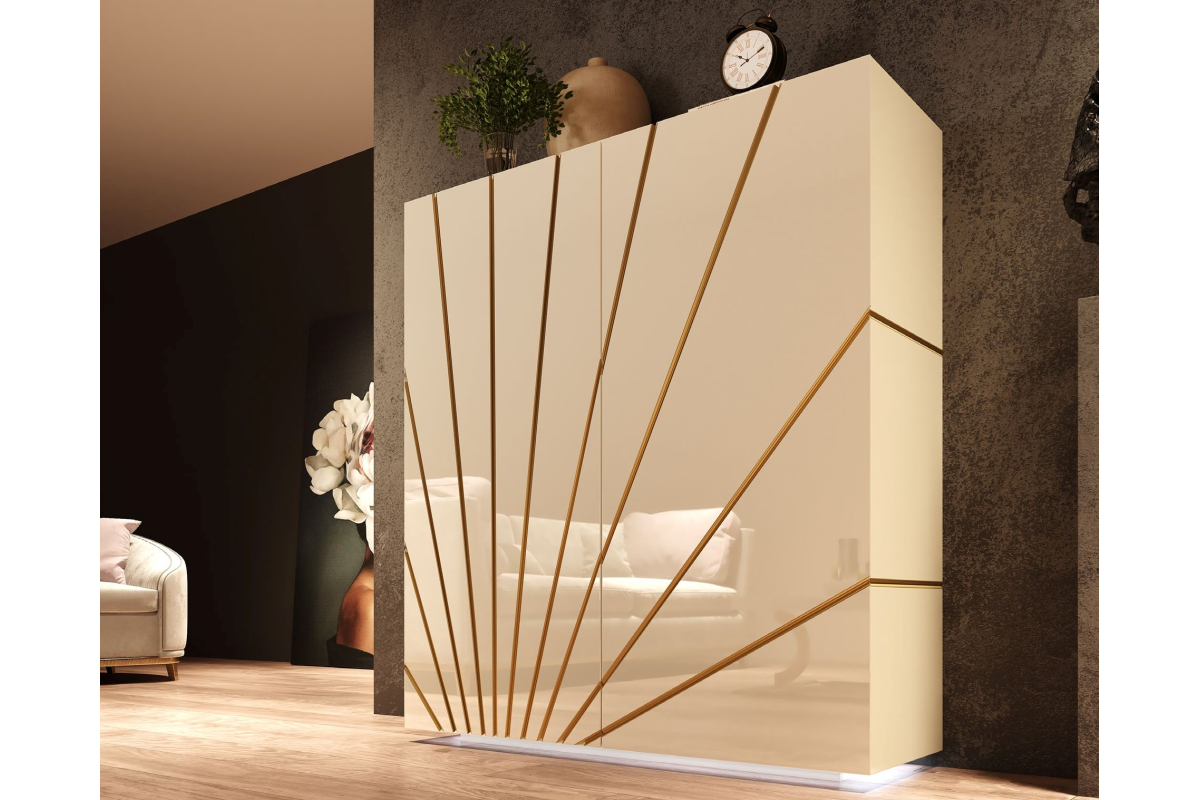 Mueble zapatero moderno de diseño modelo Z21 de la firma Franco Furniture en Valencia