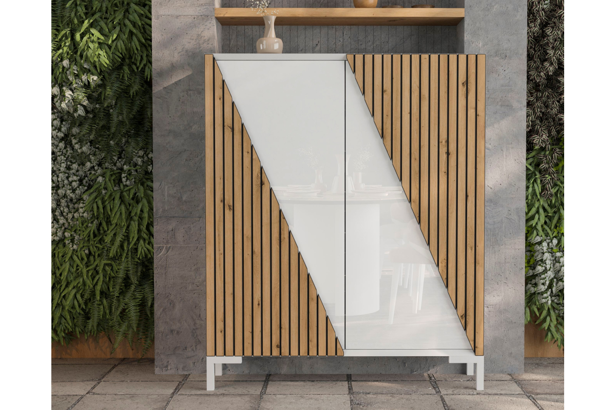 Mueble zapatero moderno de diseño modelo Z19 de la firma Franco Furniture en Valencia