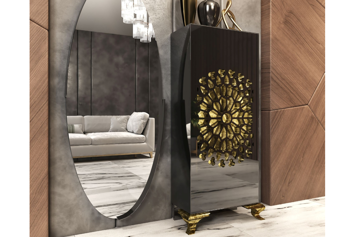 Mueble zapatero moderno de diseño modelo Z10 de la firma Franco Furniture en Valencia
