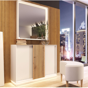 Mueble zapatero moderno de diseño modelo Z08 de la firma Franco Furniture en Valencia
