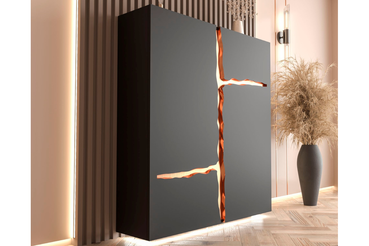 Mueble zapatero moderno de diseño modelo Z03 de la firma Franco Furniture en Valencia