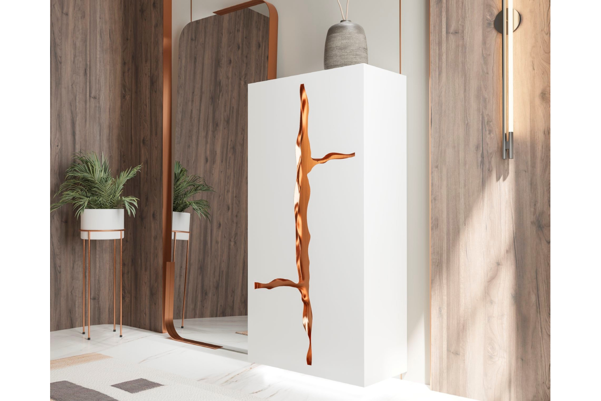 Mueble zapatero moderno de diseño modelo Z02 de la firma Franco Furniture en Valencia