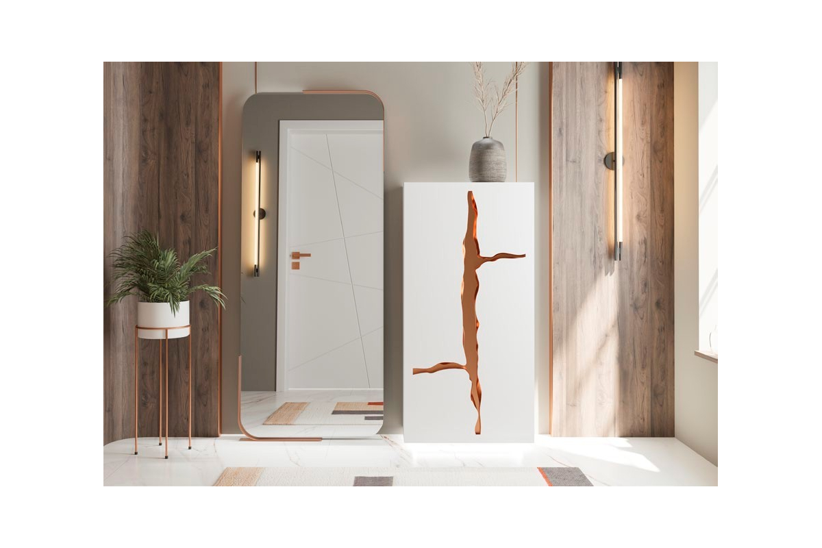 Mueble zapatero moderno de diseño modelo Z02 de la firma Franco Furniture en Valencia