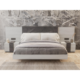 Dormitorio de matrimonio moderno de Franco Furniture BD01