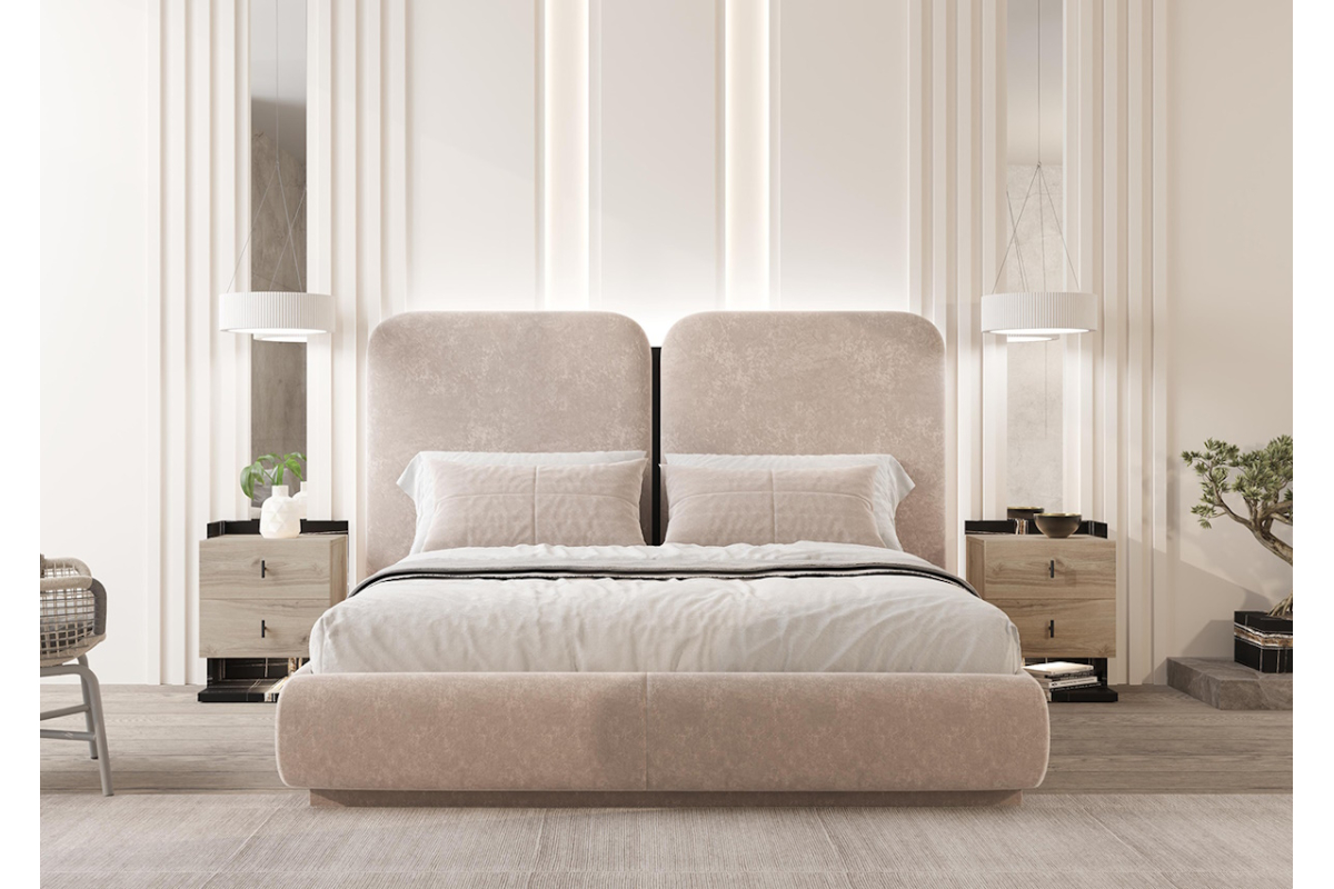 Dormitorio de matrimonio moderno Franco Furniture BD02