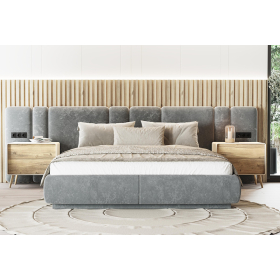 Dormitorio de matrimonio moderno de Franco Furniture BD07