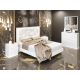 Dormitorio de matrimonio con diseño moderno de Franco Furniture BD16