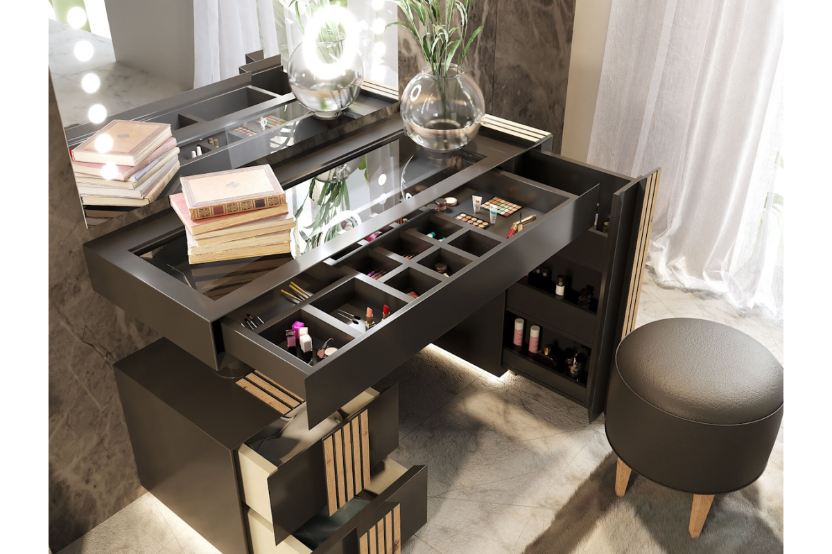 Detalle mueble tocador de Franco Furniture Eclipse 21 ref. 42549