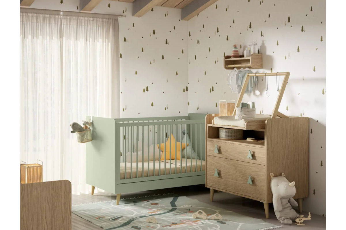 Cuna convertible de Ros Bamboo 06