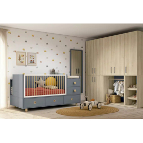 Cuna convertible Bamboo 27|Ros