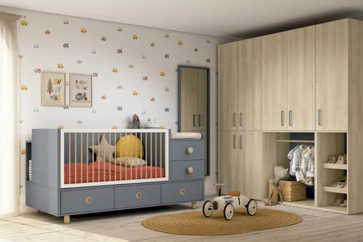 Cuna convertible Bamboo 27|Ros
