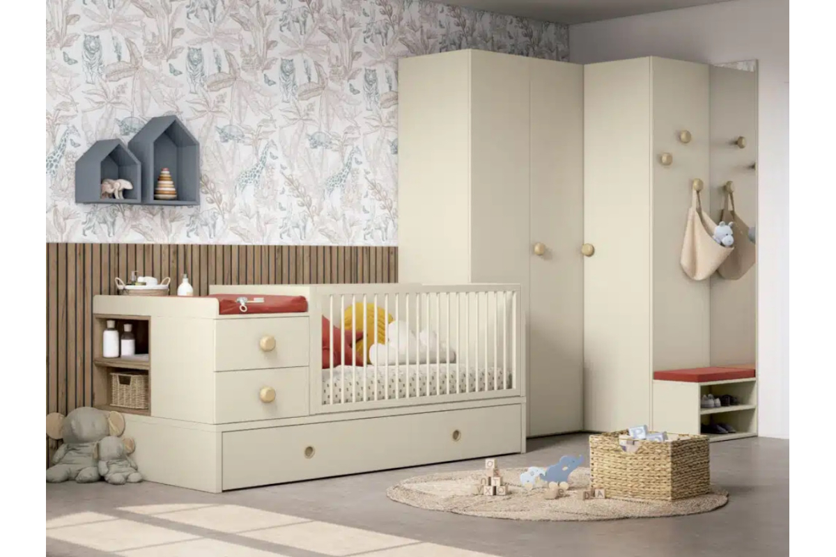 Cuna convertible de Ros Bamboo 28