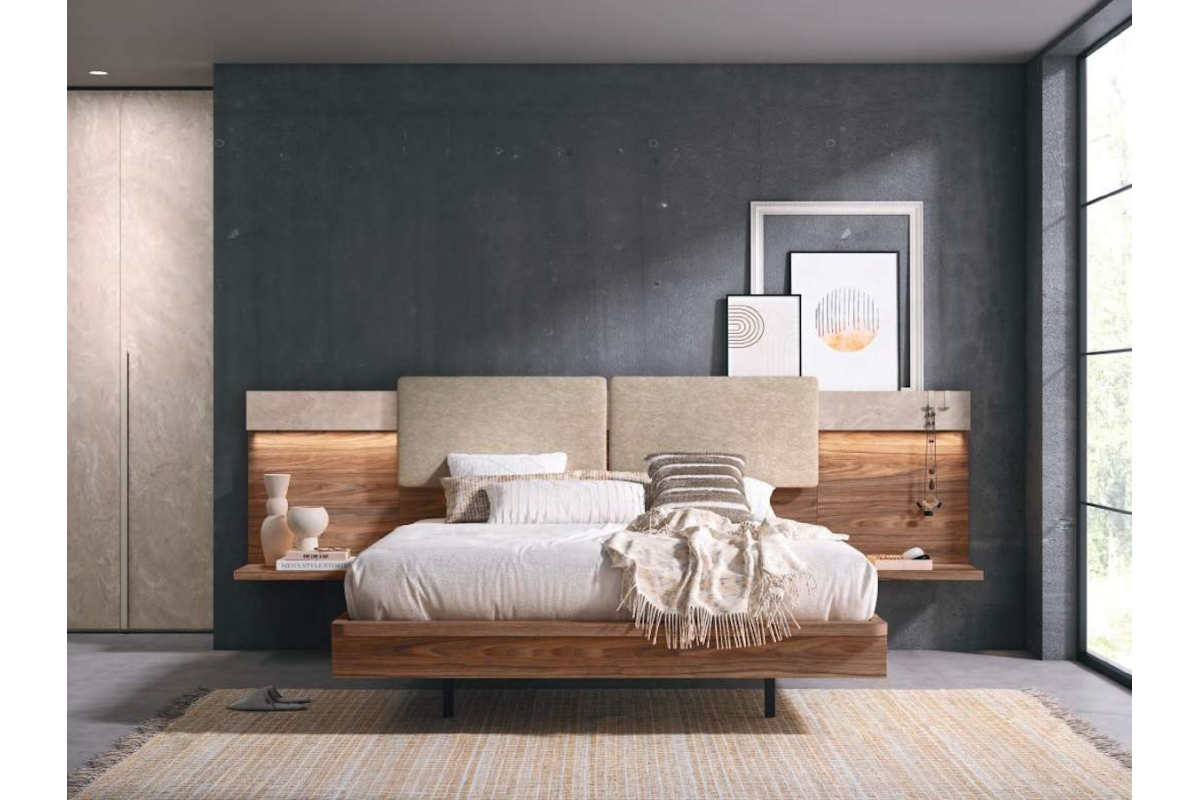 Dormitorio juvenil 12 moderno con cama de 150cm de Ros