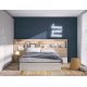Dormitorio juvenil 15 moderno con cama de 150cm de Ros