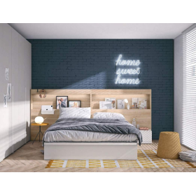 Dormitorio juvenil 15 moderno con cama de 150cm de Ros