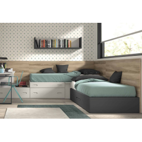 Dormitorio juvenil modular de Glicerio F-159