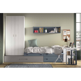 Dormitorio juvenil modular F-154 de Glicerio Chaves
