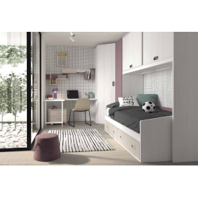 Dormitorio juvenil compacto de Glicerio F-112