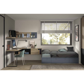 Dormitorio juvenil cama nido de Glicerio F-108
