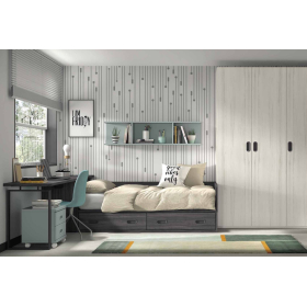 Dormitorio juvenil cama nido de Glicerio F-104