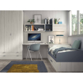 Dormitorio juvenil cama nido F-102|Glicerio
