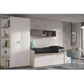 Dormitorio juvenil compacto de Glicerio F-026