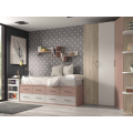 Dormitorio juvenil compacto F-022|Glicerio