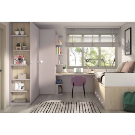 Dormitorio juvenil compacto de Glicerio F-009