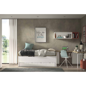 Dormitorio juvenil compacto de Glicerio F-008